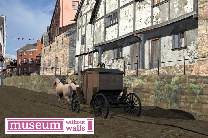 King George's Carriage in the High Street - Museum without Walls