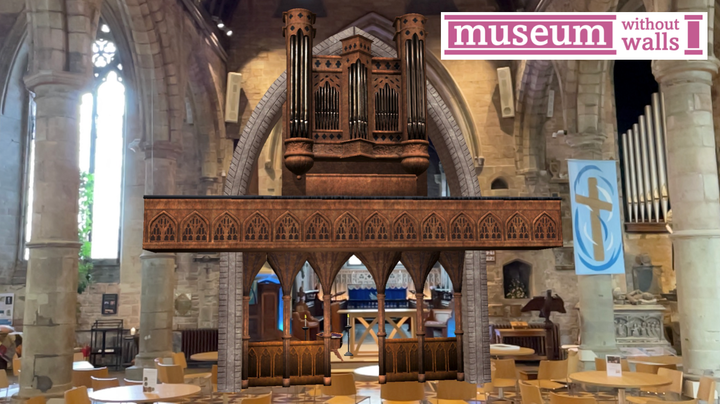 The rood screen in St Mary's - Museum without Walls